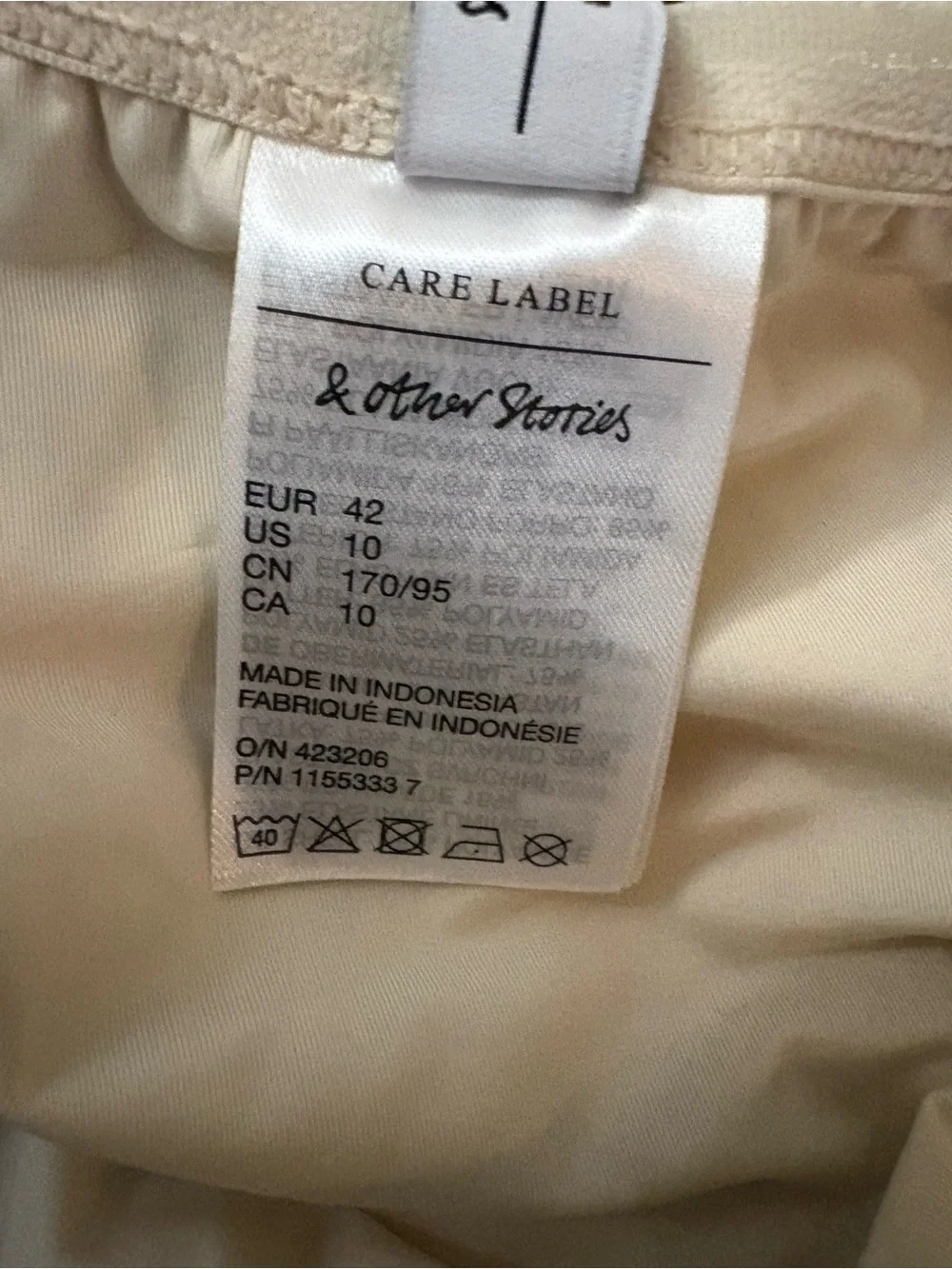 NWT & OTHER STORIES Frill Bandeau Swimsuit